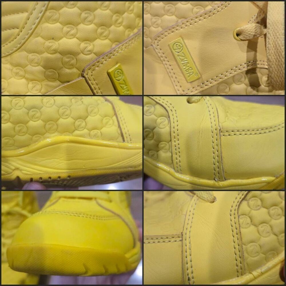 Zumba Energy Boss Yellow High Top Sneakers Size 9 Unisex Athletic Shoes (F019) - Picture 9 of 11